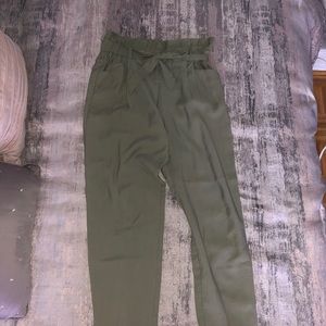 Green pants Zara